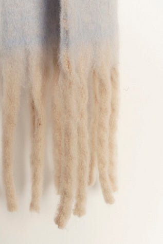 Winter Chill Blanket Scarf - Free People - Blue