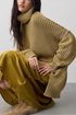 Worn Thru Turtleneck Sweater - We The Free - We The Free by Free People - Golden Eagle