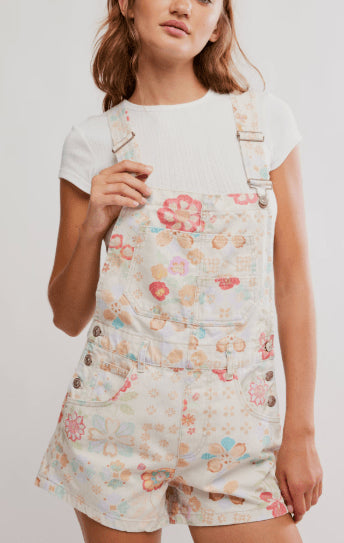 Ziggy Printed Shortall - We The Free - We The Free by Free People - Sun Drenched Combo