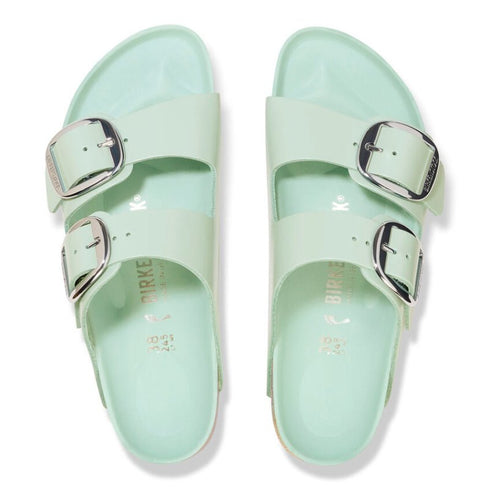Arizona Big Buckle Hi Shine - Birkenstock - Surf Green