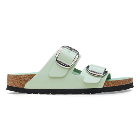 Arizona Big Buckle Hi Shine - Birkenstock - Surf Green