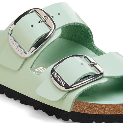Arizona Big Buckle Hi Shine - Birkenstock - Surf Green