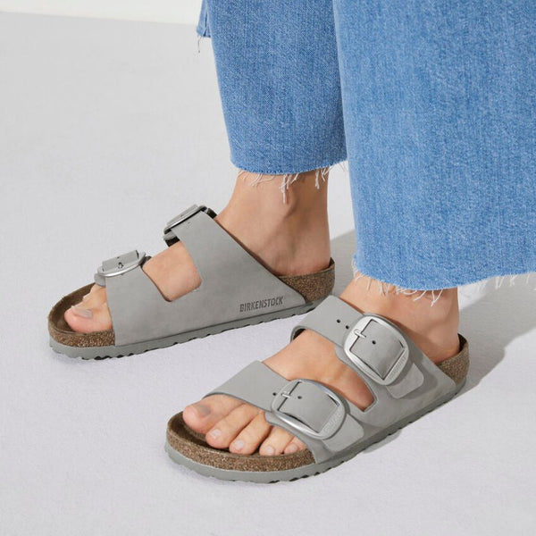 Arizona Big Buckle Nubuck - Birkenstock - Dove Gray