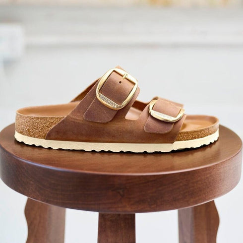 Arizona Big Buckle Oiled Leather - Cognac - Birkenstock - Cognac