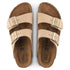 Arizona Soft Footbed Nubuck Leather - Birkenstock - Sandcastle