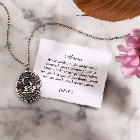 Artemis Goddess - Pyrrha - Sterling Silver