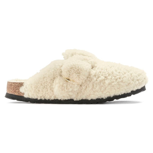Boston Big Buckle Shearling Teddy - Birkenstock - Eggshell
