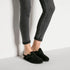 Boston Shearling Suede - Black - Birkenstock - Black