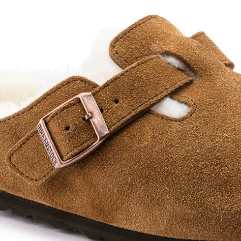Boston Shearling Suede - Mink - Birkenstock - Mink