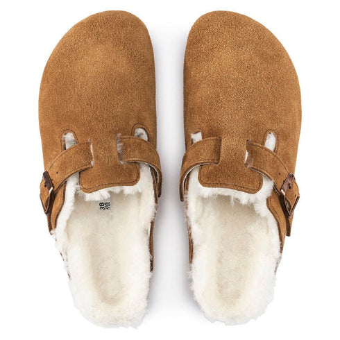 Boston Shearling Suede - Mink - Birkenstock - Mink