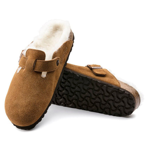 Boston Shearling Suede - Mink - Birkenstock - Mink