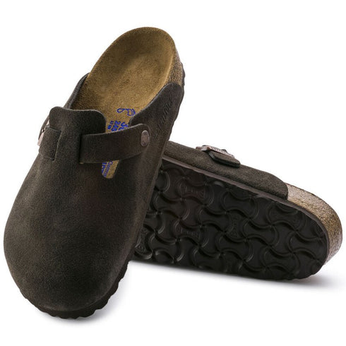 Boston Soft Footbed Mocha Suede - Birkenstock - Mocha Suede
