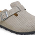 Boston Suede Embossed Dotted - Birkenstock - Stone Coin