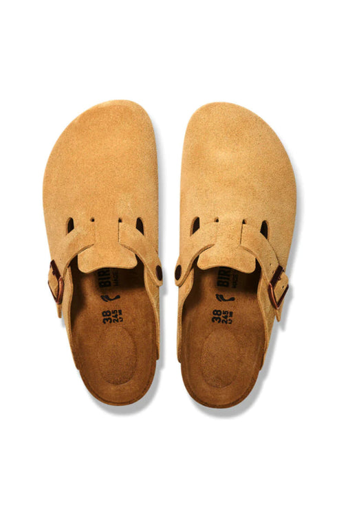 Boston Suede Latte Cream - Birkenstock - Latte Cream