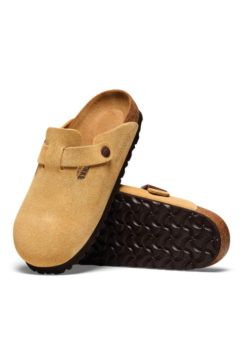 Boston Suede Latte Cream - Birkenstock - Latte Cream