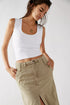 Clean Lines Muscle Cami - Free People - White