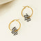 Daisy Hoop Earrings - Cities in Dust - Checker