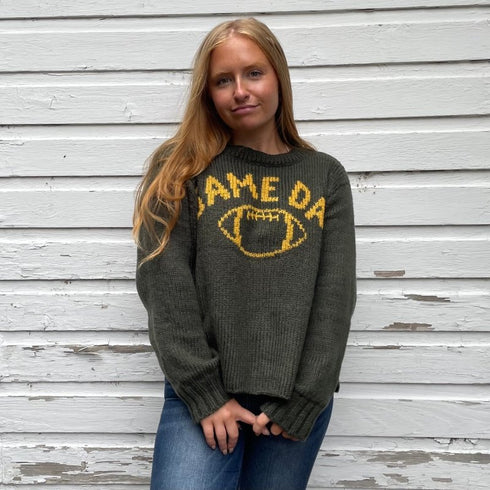 Game Day Football Crew - Wooden Ships - Green/Gold