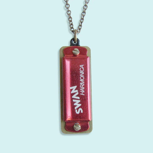 Harmonica Necklace - Ornamental Things - Red