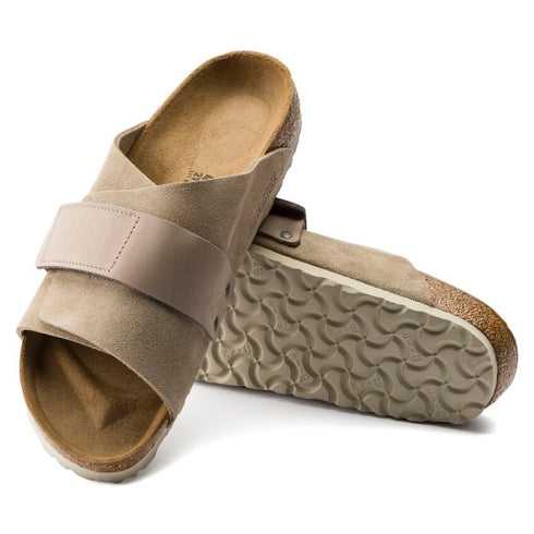 Kyoto Nubuck/Suede Leather - Birkenstock - Taupe
