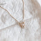 Minimalist U Necklace - Milk Moon -