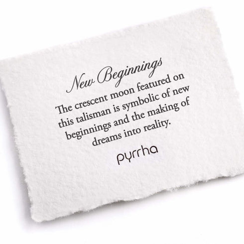 New Beginnings Talisman - Pyrrha - Sterling Silver
