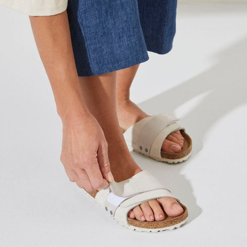 Oita Suede Leather Antique White - Birkenstock - Antique White