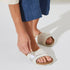 Oita Suede Leather Antique White - Birkenstock - Antique White