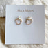 Opal Chain Studs - Milk Moon -