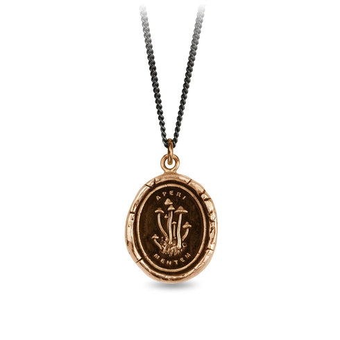 Open Your Mind Talisman - Pyrrha - Bronze