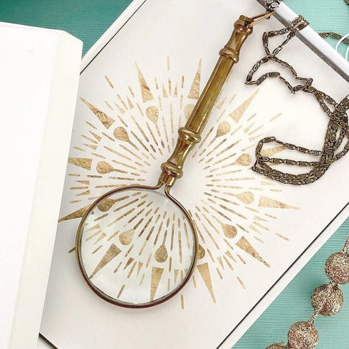 Ornate Magnifying Glass Necklace - Ornamental Things -