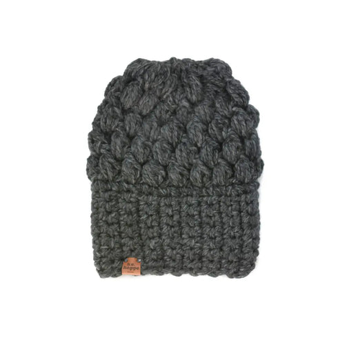 Puff Stitch Slouch - b.e.happe - Charcoal