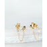 Rye Chain Earrings - JoeLuc - Gold