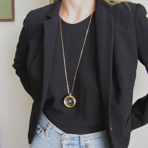 Trailblazer Compass Necklace - Ornamental things -