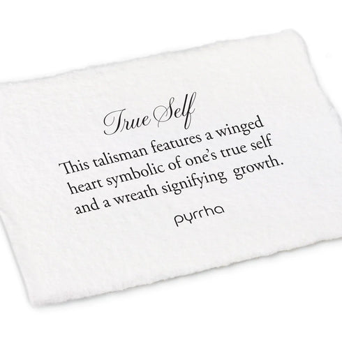 True Self 14K Gold on Silver Talisman - Pyrrha - 14K Gold on Sterling Silver