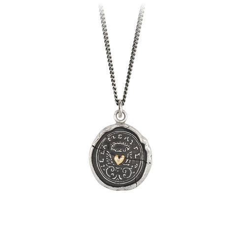 True Self 14K Gold on Silver Talisman - Pyrrha - 14K Gold on Sterling Silver