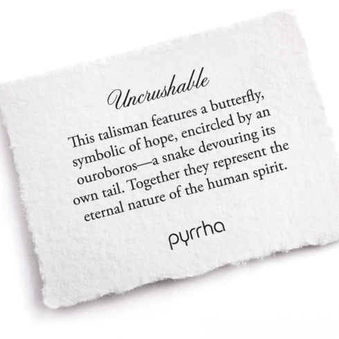 Uncrushable - Pyrrha - Sterling Silver