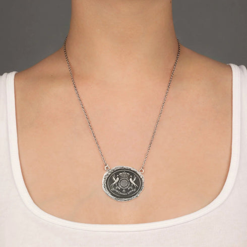 While I Breathe Hope - Pyrrha - Sterling Silver