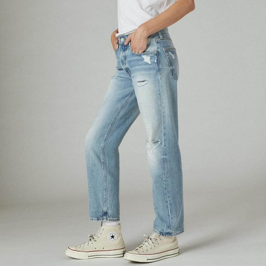 Jean 3/4 Femme Fred Denim - Coupe Flare, Mélange Coton, Neuf Avec étiquettes