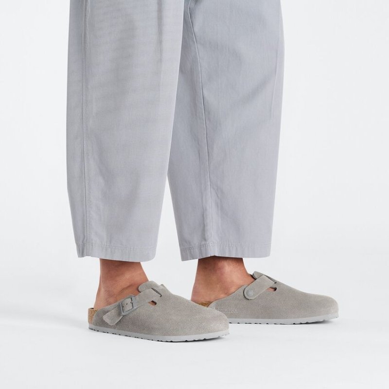 Boston Suede Leather Stone Coin - Birkenstock – Fred & Co.