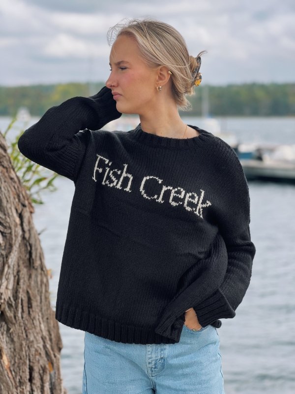 Wooden Ships Warm and Cozy Crew in Blush/Black