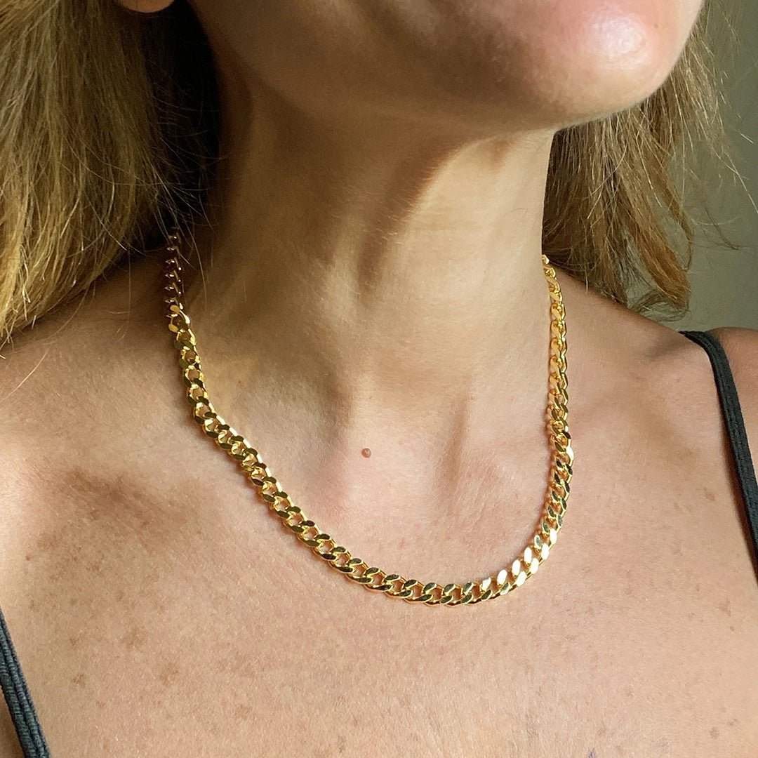 Gold Curb Chain Bracelet – Ornamental Things